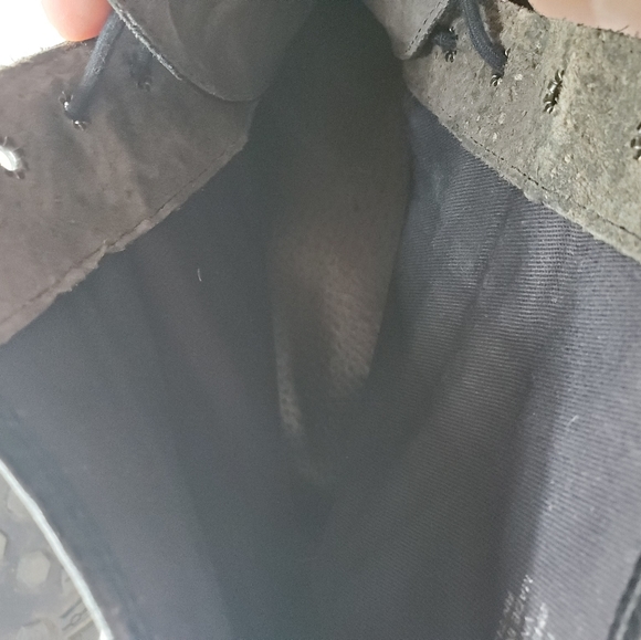 L.L. Bean Black Leather Combat Boots 11 - Picture 5 of 7